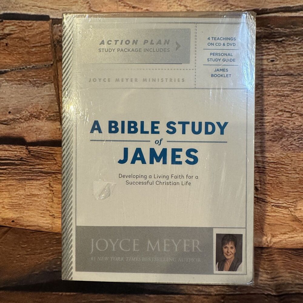 Joyce Meyer A Bible Study of James DVD CD Book Set Action Plan Study Package NEW